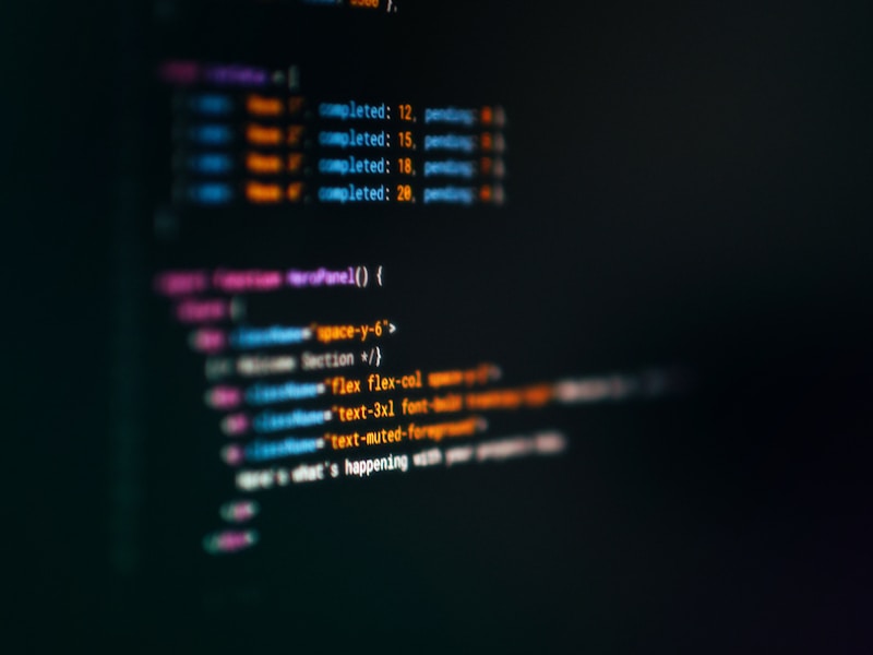 Colorful exploit code on screen